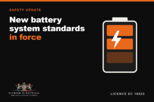 Illustration of a battery with a lightning bolt