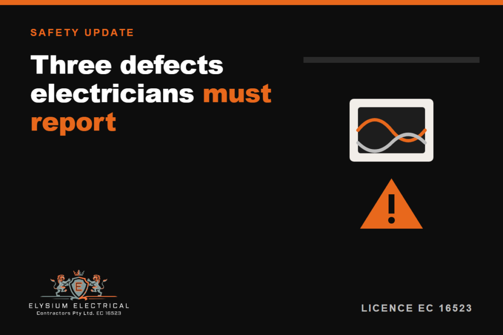 Illustration of a junction box with wires and a warning triangle